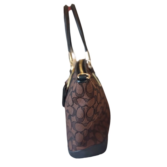 Coach Kelsey Signature Jacquard Satchel with COA - Picture 10 of 16